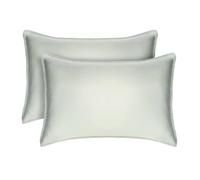 Tafts Pillow Cases Queen Size - Pure 100% Viscose Derived from Bamboo Luxuriously Soft, Silky, Cooling, Double Stitched, Envelope Closure (2 Pillowcases, Sage Green)
