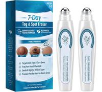 Tag and Spot Eraser,Skin Tag Remover Gel for Warts Moles Age Spots,7 Day Spot and Tag Remover Pen,Tag and Spot Remover Rollerball,Gentle Formula for All Skin Types (2 Pcs)