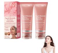 Tag & Blemish Peel-Off Gel Wrapping Mask, Dark Spot Remover for Face,Skin Repair,Reduces Dullness And Blemishes,Natural Ingredient Suitable for All Skin Type (2 Pcs)