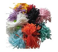 Tag Gun Fasteners 1000PCS Polyester Cords Snap Lock Pin Loop Tie Strings for Garment Label Office Filing and Craft Project(Green)