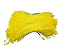 Tag Gun Fasteners 5000PCS Plastic Security Pin Garment Clothes Price Label Holder Loop Lock Snap Fastener Rope Buckles for Office Filing Craft Project(Yellow)