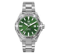 Tag Heuer 43MM Aquaracer Automatic Green Dial Men's Watch WAY2015.BA0927