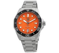 TAG Heuer Aquaracer Automatic Orange Dial Men's Watch WBP201F-BA0632, ORANGE, 43 mm, Modern