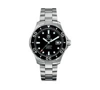 TAG Heuer Men's Aquaracer Calibre 5 Stainless Steel Black Dial Watch #WAN2110.BA0822