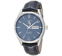 TAG Heuer Men's Carrera 41mm Blue Alligator Leather Band Steel Case Automatic Analog Watch WAR201E.FC6292