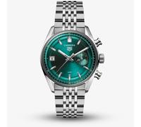 TAG Heuer Mens Carrera Chronograph Green Dial Watch CBS2211.BA0048