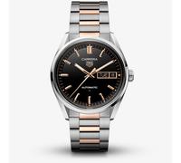 Tag Heuer Mens Carrera Day Date Automatic Black Dial Watch WDA2111.BD0001