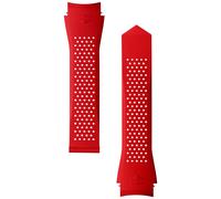 TAG Heuer Mens Connected Calibre E5 40mm Red Rubber Watch Strap BT0021