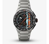 TAG Heuer Mens Limited Edition Formula 1 Chronograph x Gulf Bracelet Watch CBZ208B.BF0009