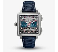 TAG Heuer Mens Monaco Evergraph Avant-Garde Horlogerie Blue Fabric Strap Watch CEW5181.FT8123