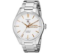 TAG Heuer Men's WAR201D.BA0723 Carrera Analog Display Analog Quartz Silver Watch, Silver, Automatic Watch