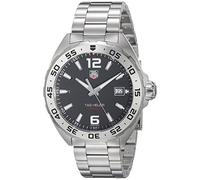 TAG Heuer Men's WAZ1112.BA0875 Formula 1 Stainless Steel Watch, Black, 41 mm, Modern