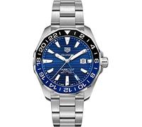 TAG Heuer orologio Aquaracer GMT 43mm Calibre 7 blu automatico Acciaio WAY201T.BA0927