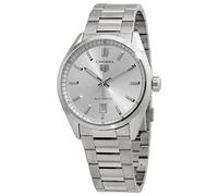 TAG Heuer orologio Carrera Calibre 5 39mm argento automatico acciaio WBN2111.BA0639