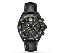 TAG Heuer orologio Formula 1 x Senna 43mm grigio quarzo acciaio finitura PVD nero CAZ101AJ.FC6487