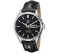 TAG Heuer WAR201C.FC6266 Watch, Black/White, Strip