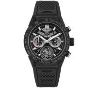 TAG Heuer Watch Carrera Calibre Heuer 02T Cosc Chronograph - Black TAG-2009