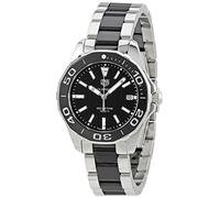 TAG Heuer Women's Ceramic Band Steel Case Quartz Black Dial Analog Watch WAY131A.BA0913
