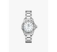 Tag Heuer Womens White Mop Wbp1416.ba0622 Aquaracer Stainless-steel Automatic Watch 32mm