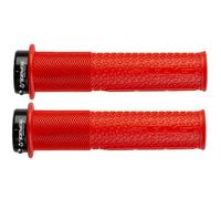 TAG Metals T1 Braap MTB Grips - Durable, Anti-Slip Handlebar Grips with Soft Compound for Comfort and Control, Ideal for Mountain Biking (Red)