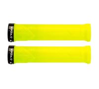TAG Metals T1 Section MTB Grips - Durable, Anti-Slip Handlebar Grips with Precision Control and Soft Compound, Ideal for Mountain Biking (Yellow)
