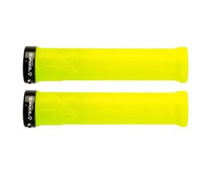 TAG Metals T1 Section MTB Grips - Durable, Anti-Slip Handlebar Grips with Precision Control and Soft Compound, Ideal for Mountain Biking (Yellow)