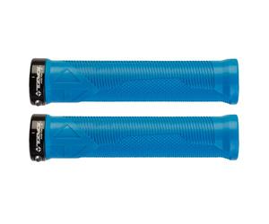 TAG Metals T1 Section MTB Grips - Durable, Anti-Slip Handlebar Grips with Precision Control and Soft Compound, Ideal for Mountain Biking (Blue)