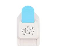 Tag Punch Gift Tag Puncher 3 in 1 Tag Punch Tag Shape Lever Action Craft Punch for Paper Crafting Round