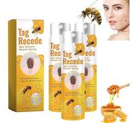 Tag Recede Bee Venom,Tagrecede Bee Venom Treatment Spray,Tag Recede Bee Venom Spray,Wart Removal Spray Skin Tag Removal Bee Venom Lymphatic Spray,Tag Recede Bee Venom for All Skin Types (3pcs)