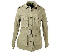 Tag Safari Jacket for Women, Lightweight, Multi Pockets, Perfect for Explorers, Photographers and Journalists - Off-White - Large