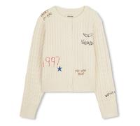 Tag Twisted Cardigan Ecru 6 years