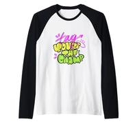 Tag You’re The Champ Graffiti Street Art Design Raglan Baseball Tee
