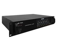 Taga Harmony TCA-240V 100V/70V Line Mixer 6-Zone Amplifier, Black