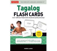 Tagalog Flash Cards Kit: Learn 1,000 Basic Filipino Words and Phrases Quick and Easily! (Free Online Audio Recordings) (Tuttle Flash Cards)