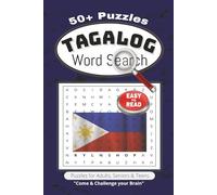 Tagalog Word Search Puzzle Book: Word Searches with Easy-to-Read Print About Tagalog, Pinoy, Filipino, Philippines and More | 6x9 inches, 110 pages | ... Gift for Vacations, Holidays and Free Times