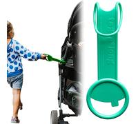 Tagalong Stroller Accessory for Child Safety | Toddler Must Have to Keep Kids Close | Toddler Travel Accessory - Links to Strollers, Backpacks, Shopping Carts - Disney Trip Essential - Teal Tag