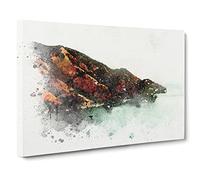 Taganga Santa Marta In Colombia Canvas Print | Gallery Wrapped 30mm Frame Wall Art | 30x20 inches | Ready to Hang | Abstract Christmas Picture | Living Room Bedroom Lounge Office
