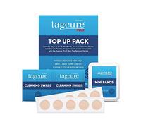 Tagcure PLUS Skin Tag Removal TOP UP PACK For Easy Skin Tag Removal Inc 20x Tag Bands 20x Cleaning Swabs & 20x Plasters (For Skintags 0.5cm or Larger) CONE DEVICE NOT INC This is a Top Up Pack Only