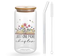 TAGDANK Book Lovers Gifts for Women Book Lovers Birthday Gifts for Women Reading Accessories for Book Lovers Book Club Ice Coffee Cup Bookworm Gifts Book Gifts Reader Gifts, 16 Oz