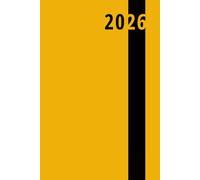 Tagebuch 2026: Notizbuch / Persönliches Tagebuch, Gelb