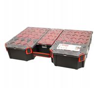 Tager DIY Storage Organiser Compartment Parts Cabinet Screws Carry Case Tool Box