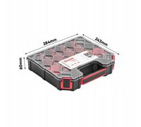 Tager DIY Storage Organiser Compartment Parts Cabinet Screws Carry Case Tool Box