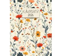 Tagesplaner 2026: Jahreskalender von Januar ezember im A4-Format, eine Seite für jeden Tag mit der Uhrzeit | Buch für 365 Tage | Kalenderbuch | Bürokalender (deutsche Ausgabe).