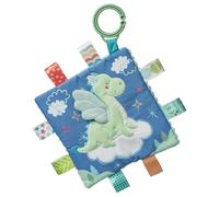 Taggies Crinkle Me Toy with Baby Paper & Squeaker with Sensory Tags, 16.5 x 16.5 cm, Drax Dragon