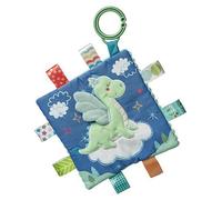 Taggies Crinkle Me Toy with Baby Paper & Squeaker with Sensory Tags, 16.5 x 16.5 cm, Drax Dragon