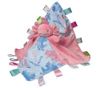 Taggies Mary Meyer,41624M, Baby Rattle Plush Soft Toy with Crinkle Me Activity Toy & Sensory Tags, 13-Inches, Lizzy Pink Axolotl