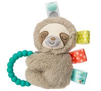 Taggies Soft Rattle with Teether Ring, 13-Centimetres, Molasses Sloth