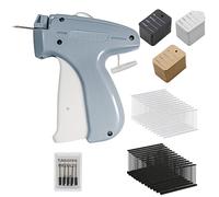 Tagging Gun for Clothing, 2306 Pcs Price Tag Attacher Gun Kit with 5 Steel Needles and 2000 pcs 2" Black and White Barbs Fasteners & 300 Clothing Labels Family Yard Sale Retail Store Tagging Gun Set