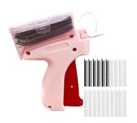 Tagging Stitch Gun for Clothes,New Upgrade Stitchy Quick Clothing Fixer with Storage,Handheld Sewing Machine Instant Button Garment Fabric Bed Sheet Connector,Suitable for Repair and DIY(pink)