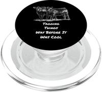 Tagging Things Way Before It Was Cool Black Angus PopSockets PopGrip for MagSafe